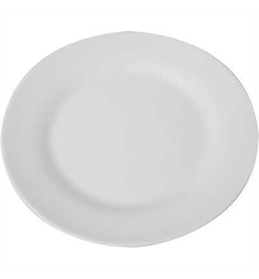 Piatto piano Ø 19 cm, bianco