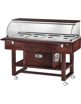 HOT DISPLAY CASE BAIN MARIE Temperature between C° +30 to...
