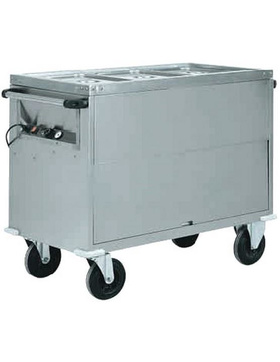 THERMO-SCHRANKWAGEN FÜR WASSERBÄDER.. 2x1/1 GN 200 h