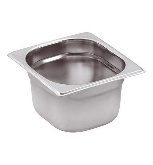 Contenitore inox 1/6 GN, profondità 150 mm