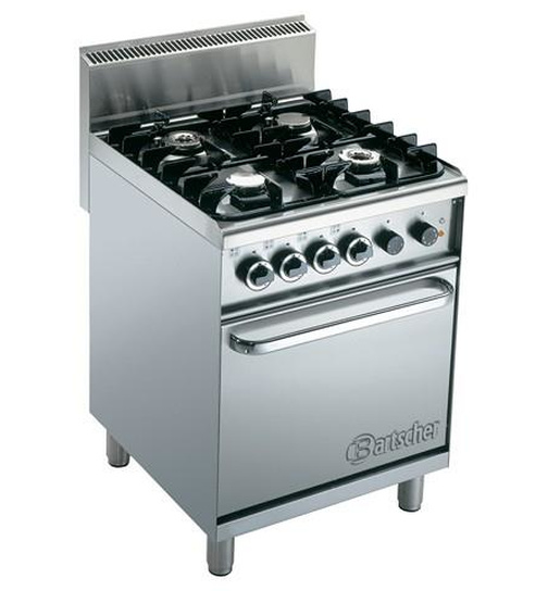 4 Flammen Gasherd mit Elektro-Umluftbackofen Serie 650