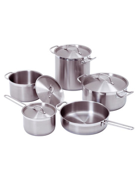 9-teiliges Kochtopf-Set für Induktion